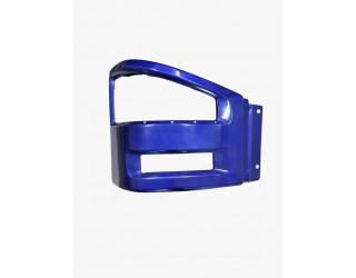 Бампер правая часть (металл.; синий) Е5 (3310, 3250) -J6 FAW